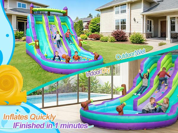 Inflatable water slide detail image 18