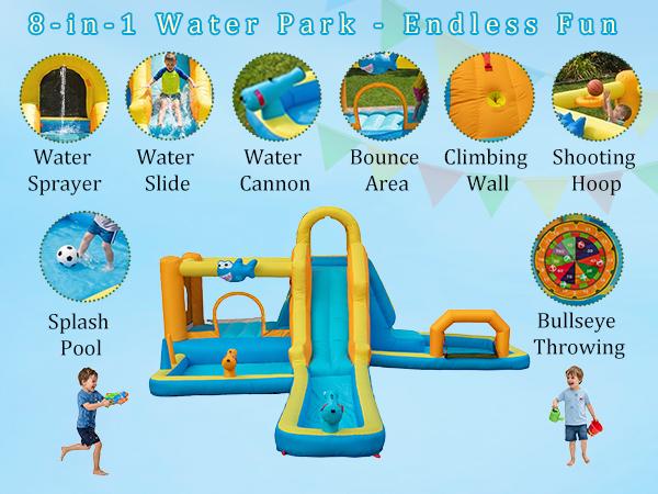 Inflatable water slide detail image 24