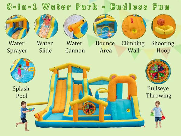 Inflatable water slide detail image 13