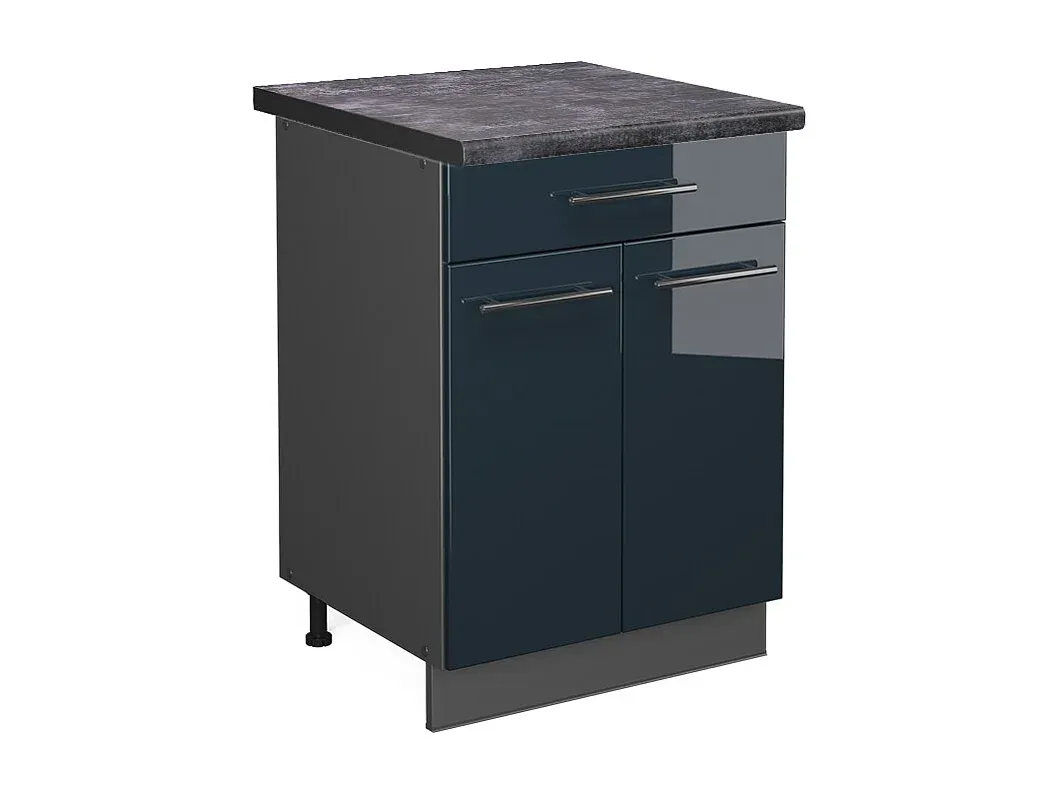 Küchenspülenschrank bordeaux glänzend 80x60x82 cm