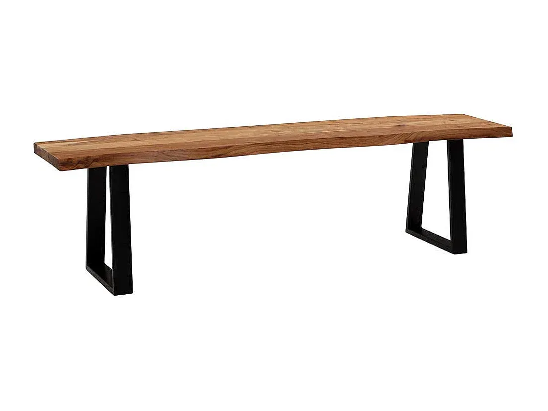 Holz-Sitzbank im Loft-Stil für Esszimmer