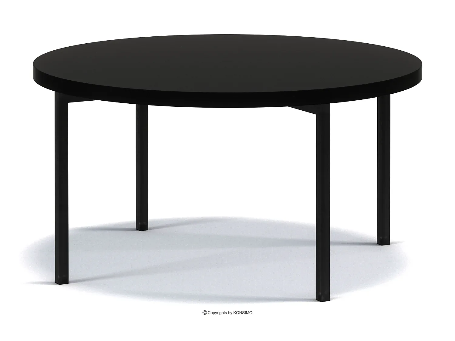 Moderner Schwarzer Wohnzimmertisch aus Spanplatte