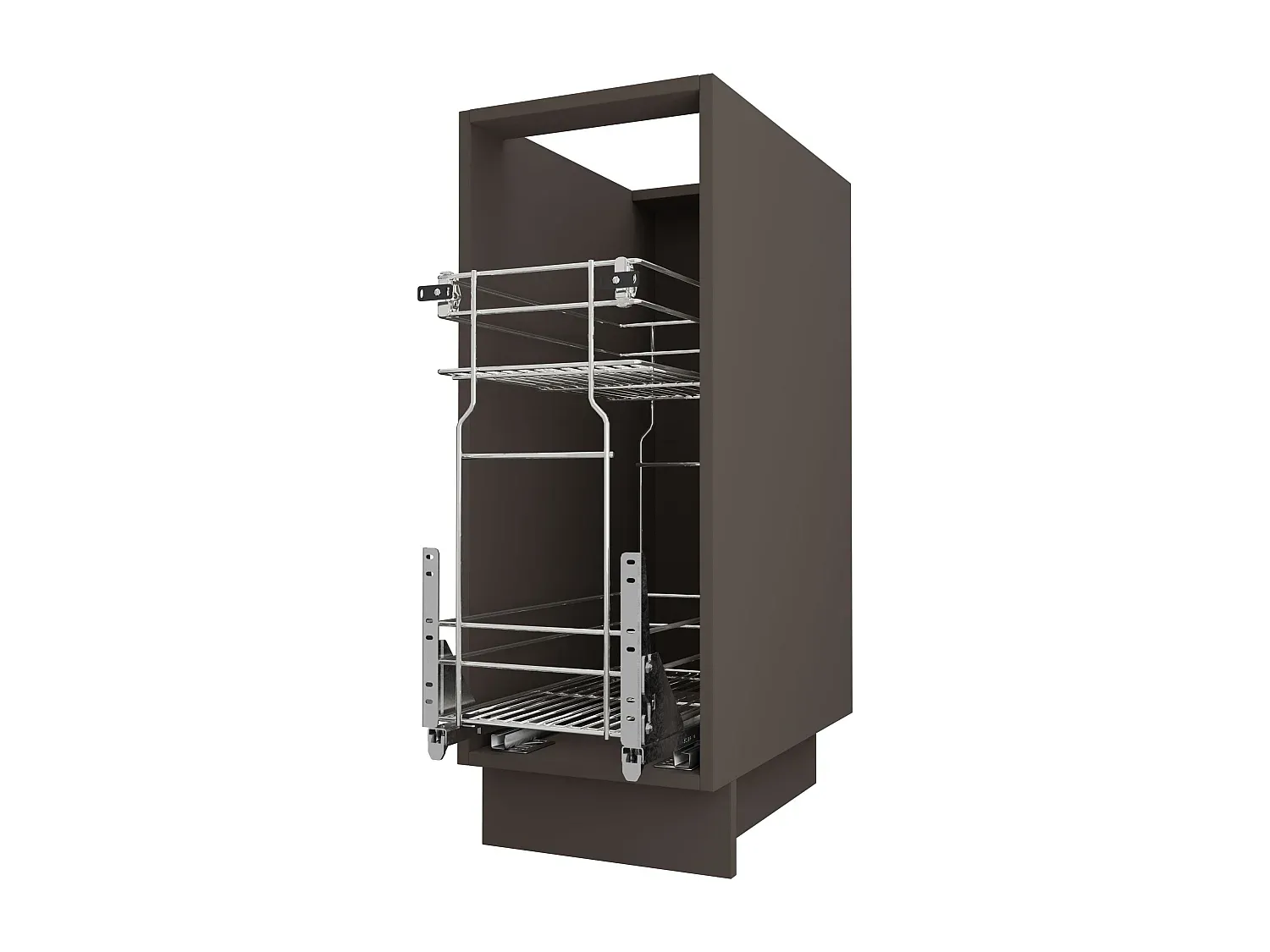 Küchenunterschrank mit Hochglanzfront und Mattem Finish