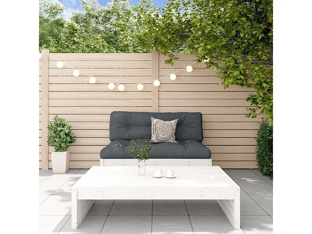 Garten-Sitzgarnitur aus Kiefernholz