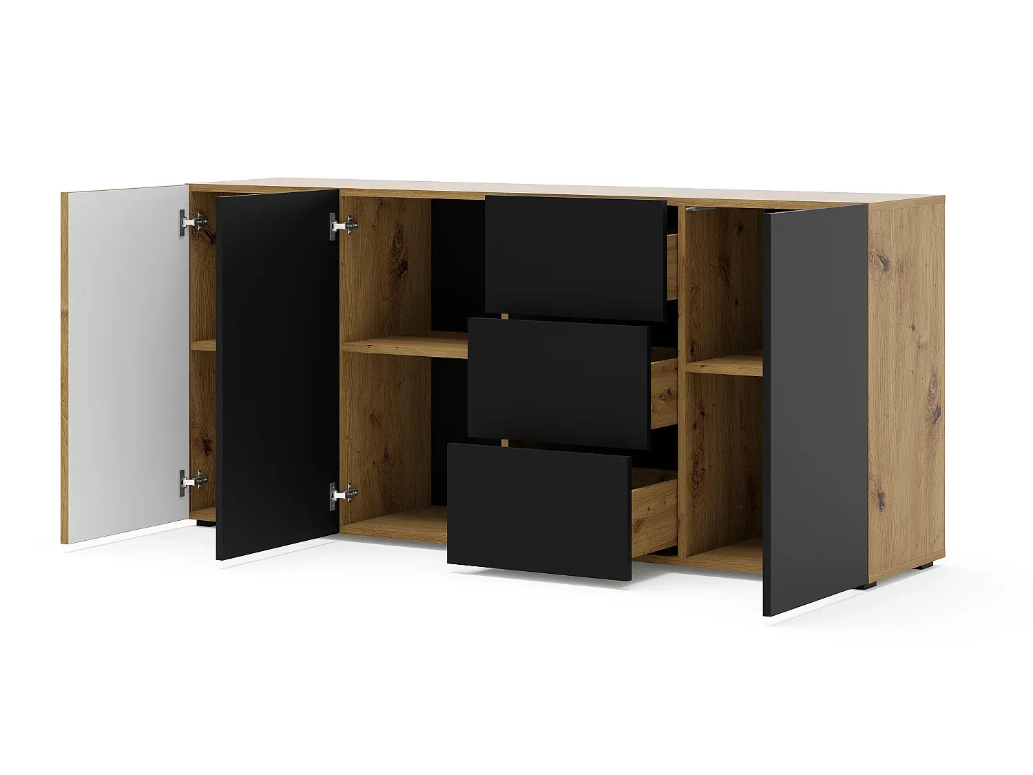 Stilvolle Holzkommode mit Stauraum