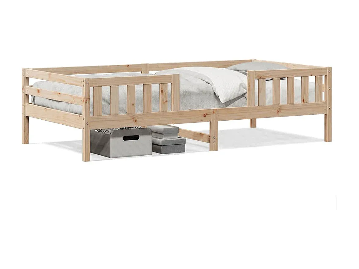 Holzbett aus Kiefer 75x190 cm