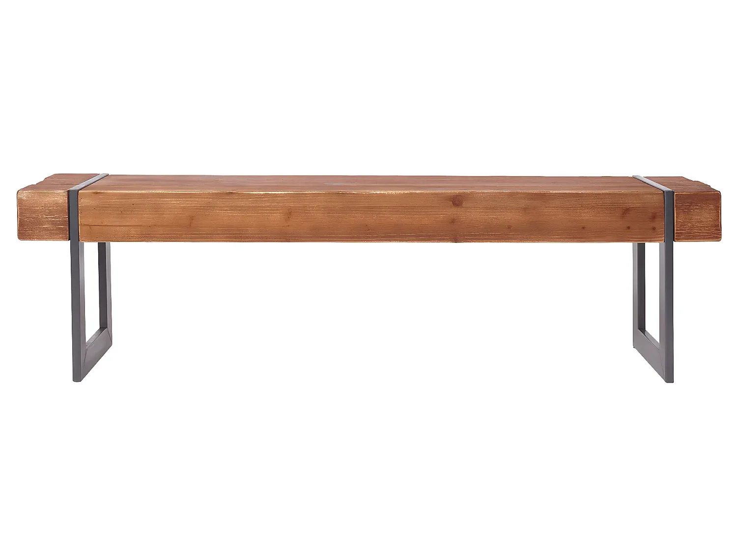 Moderne Sitzbank aus Holz, 160cm, Braun