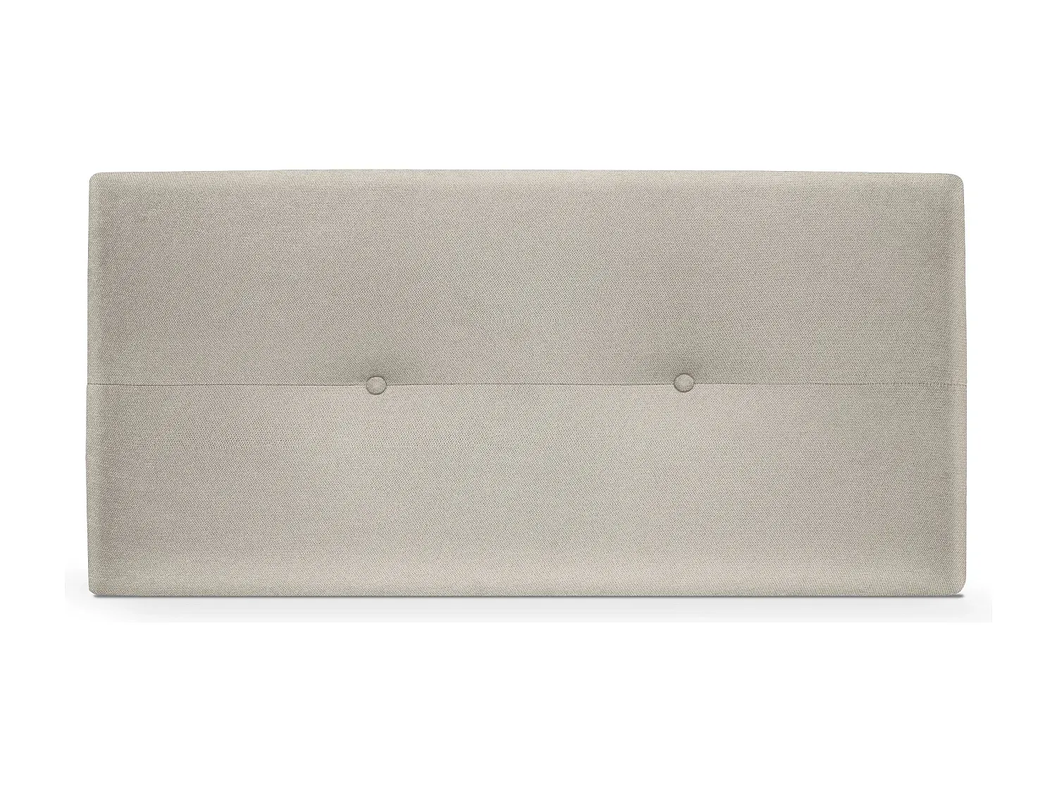 Stoff-Kopfteil mit Knöpfen 110x50cm - Beige