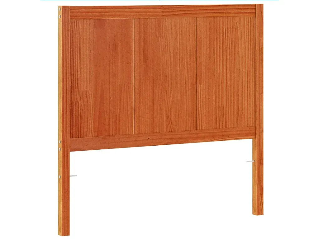 Holzkopfteil Wachsbraun 100 cm