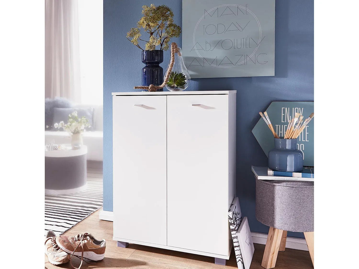 Praktischer Schuhschrank für 12 Paar