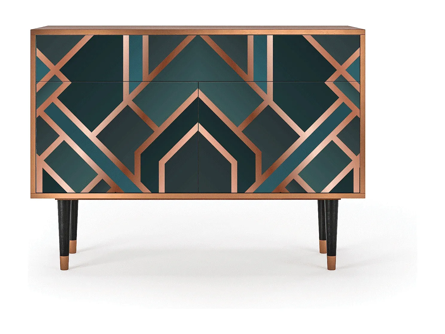 Moderne Sideboard in Walnussoptik
