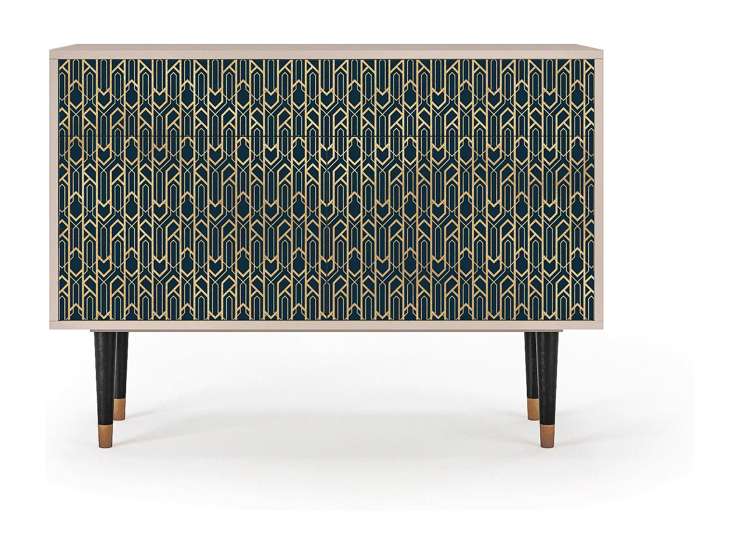 Eleganter Sideboard 115x85x48 cm in Beige