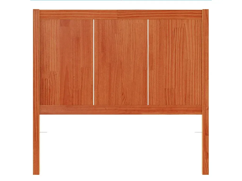 Holzkopfteil Wachsbraun 100 cm