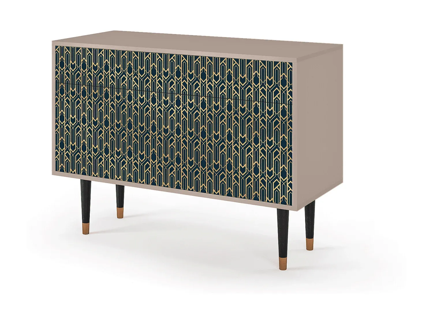 Eleganter Sideboard 115x85x48 cm in Beige