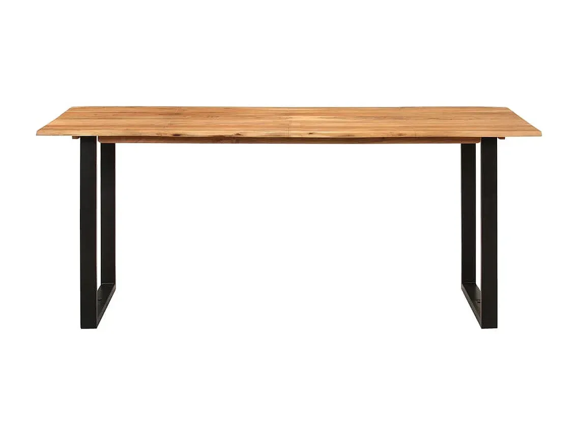 Großer Esstisch aus Akazienholz, 180x90 cm