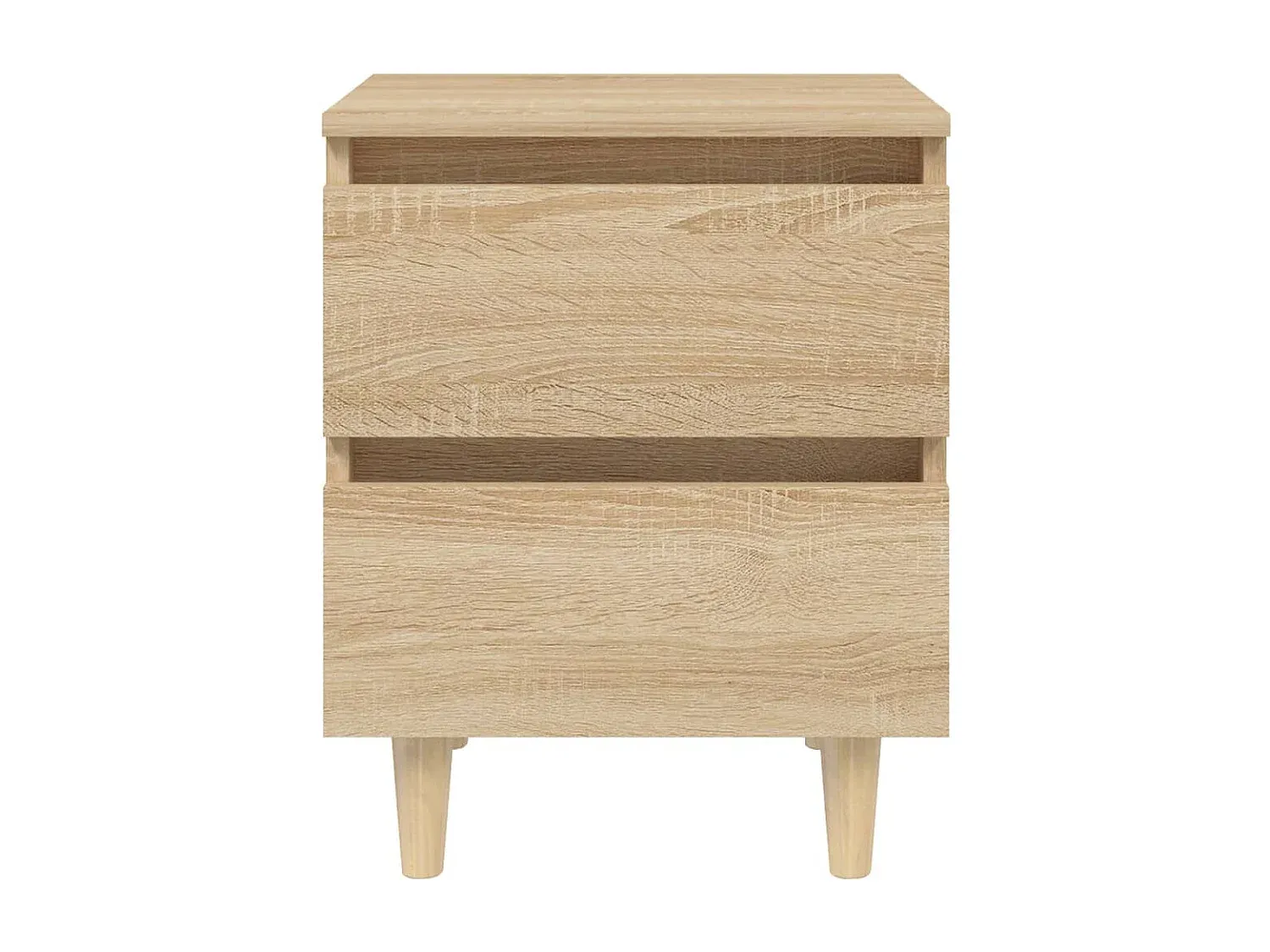 Nachttisch-Set aus Holz mit Sonoma-Eiche Finish