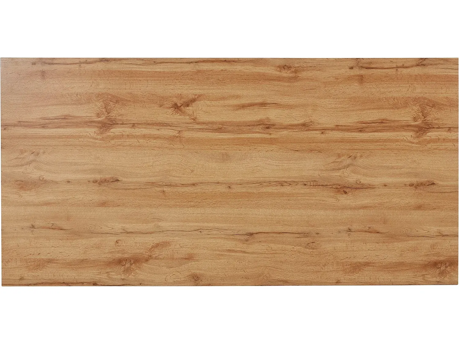 Eleganter Esstisch aus Eiche und Schwarz, 180 cm