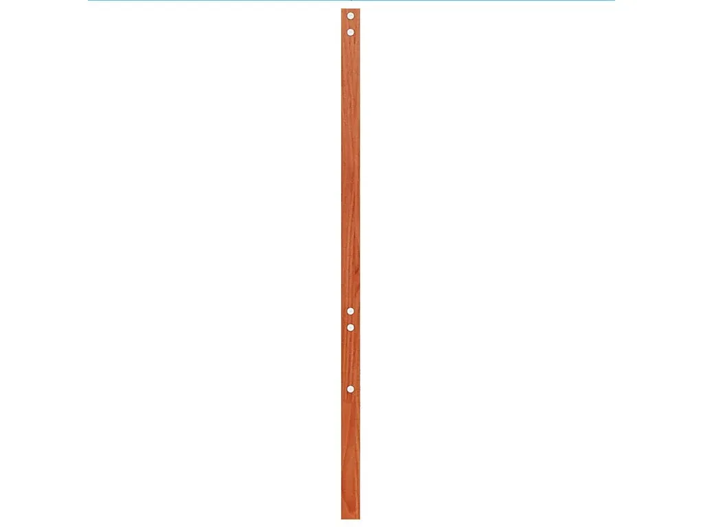 Holzkopfteil Wachsbraun 100 cm