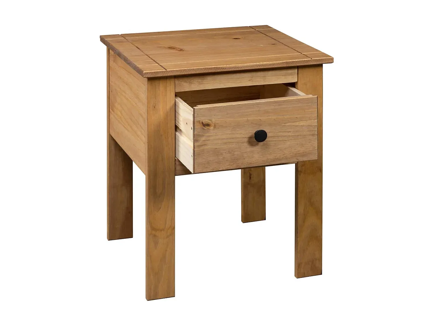 Holznachttisch mit Schubladen 46x40x57 cm