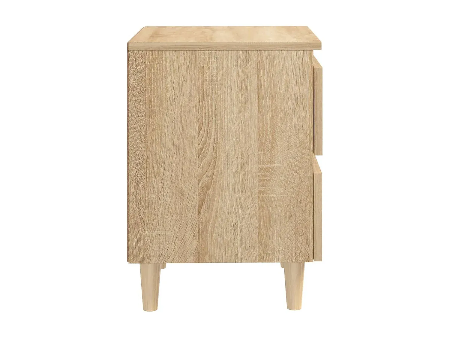 Nachttisch-Set aus Holz mit Sonoma-Eiche Finish