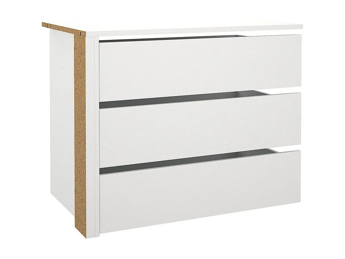 Flexibler Schubladeneinsatz für Kleiderschrank, Weiß