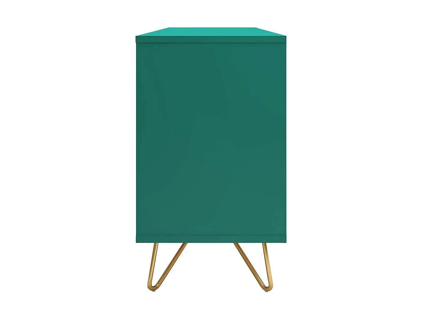 Elegantes Sideboard in Grün und Gold für das Esszimmer