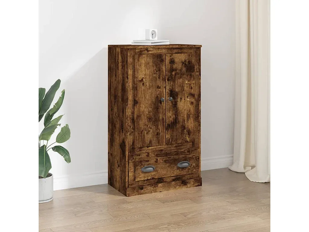 Elegantes Highboard aus Holzwerkstoff in Räuchereiche