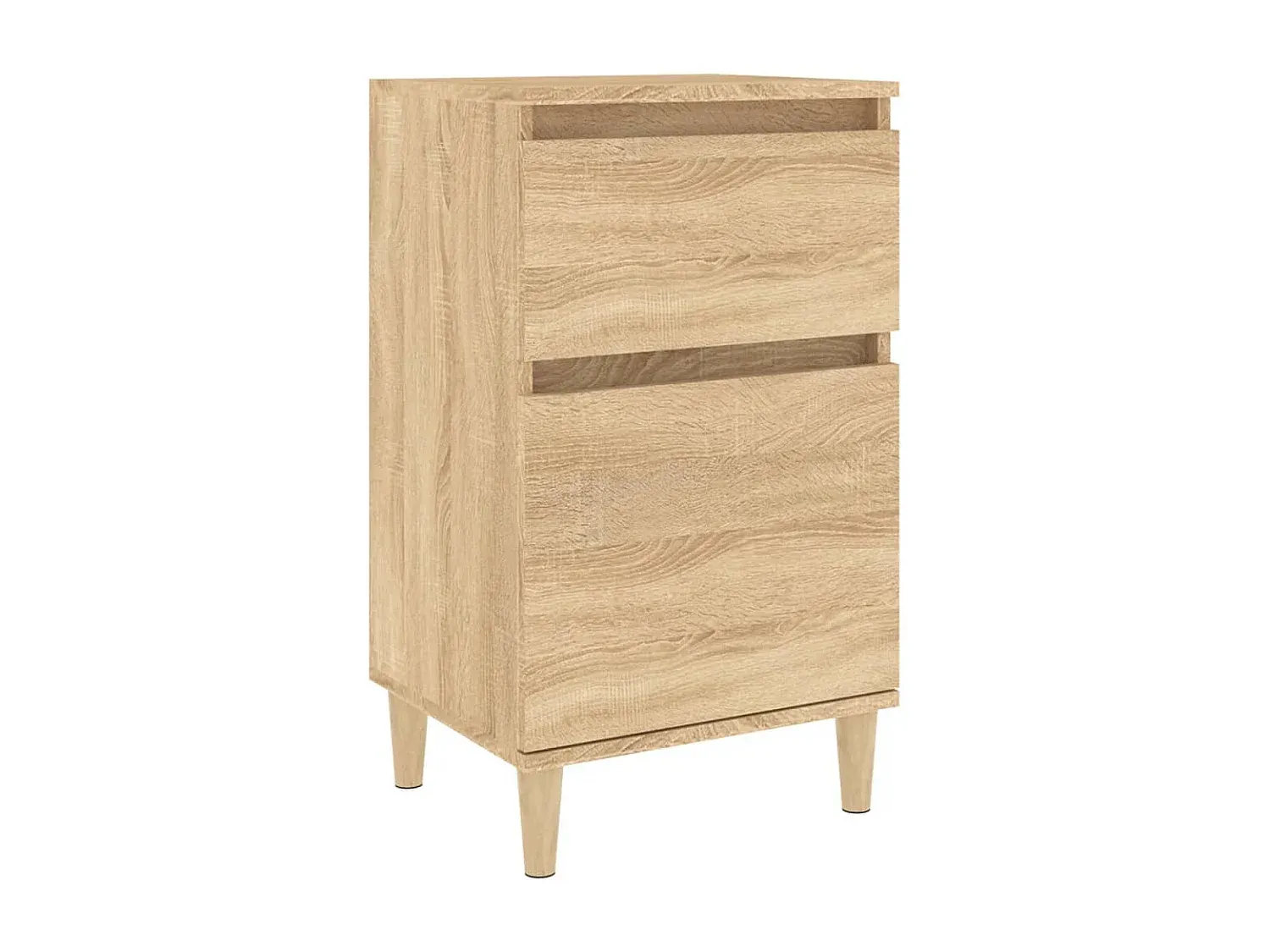 Moderner Nachttisch in Sonoma-Eiche 40x35x70 cm