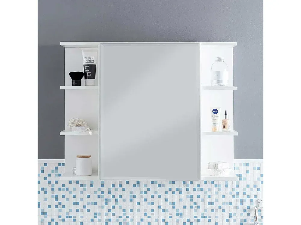 Praktischer Badezimmerspiegelschrank 80 cm einflügelig