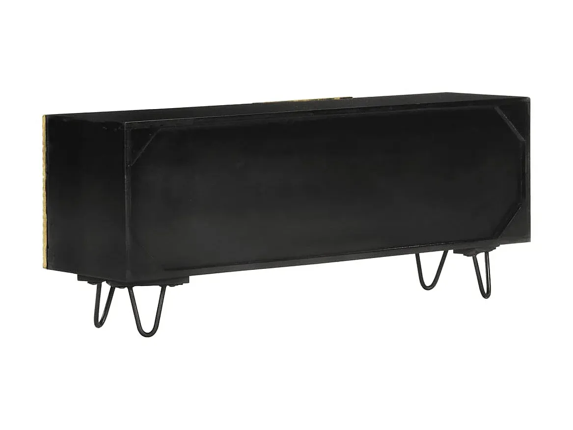 Fernsehschrank aus Mangoholz, 110x30x45 cm
