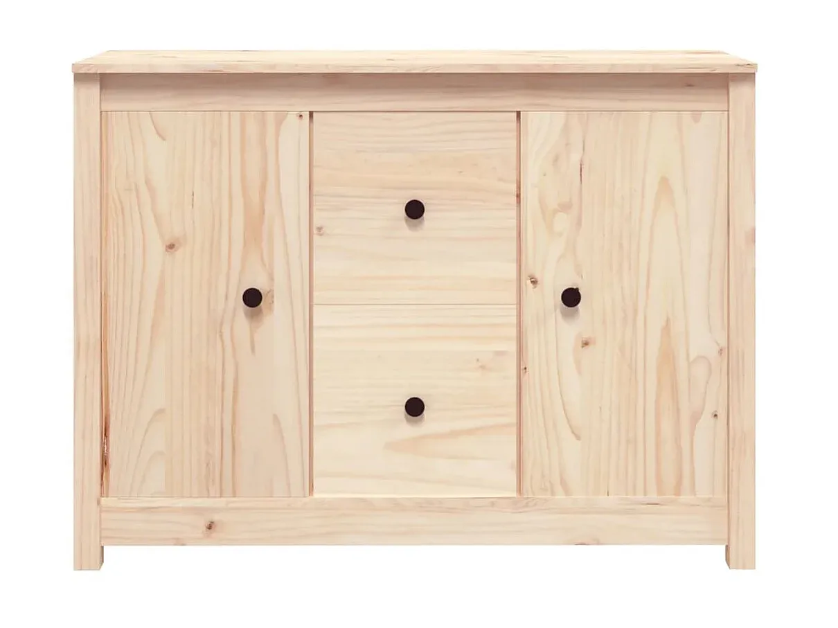 Rustikales Sideboard aus Massivholz Kiefer 100x35x74 cm