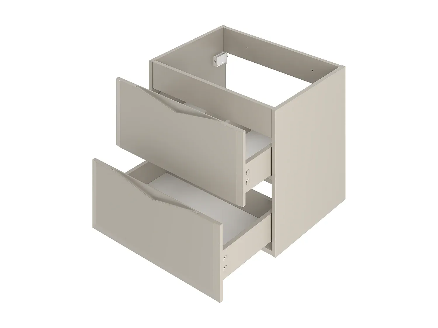 Badezimmerset mit Waschbecken und Hochschrank, 60 cm