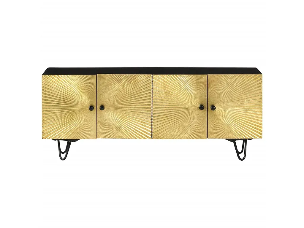 Fernsehschrank aus Mangoholz, 110x30x45 cm