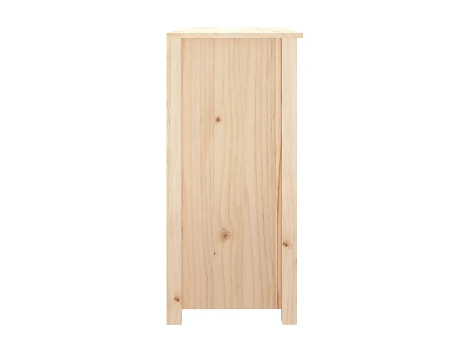 Rustikales Sideboard aus Massivholz Kiefer 100x35x74 cm