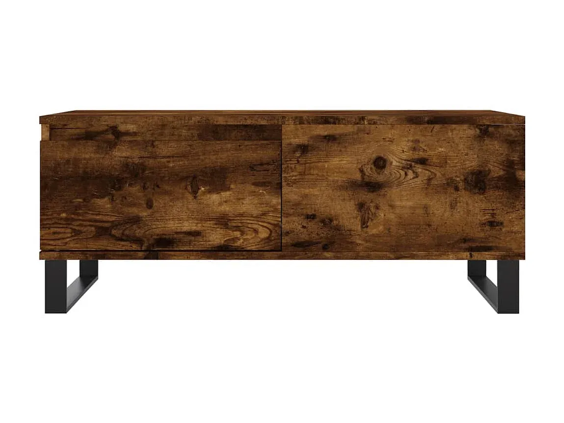 Moderner Couchtisch aus Räuchereiche 90x50x36,5 cm