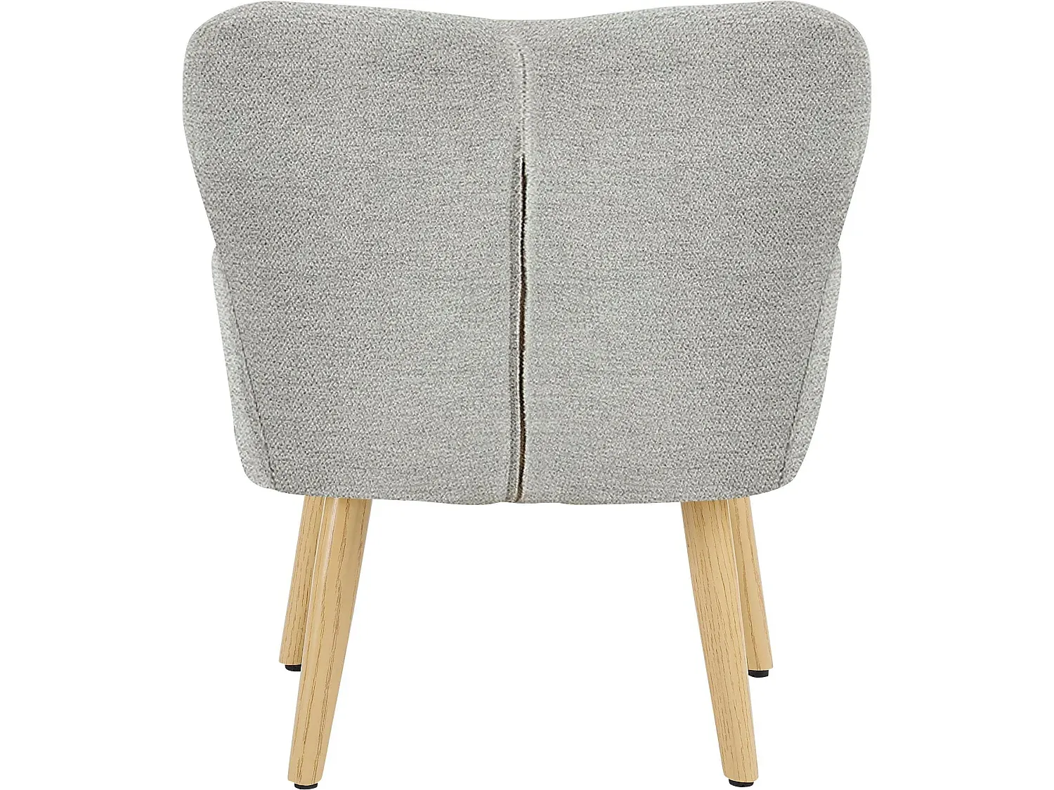 Bequemer Kinderstuhl aus grauem Stoff