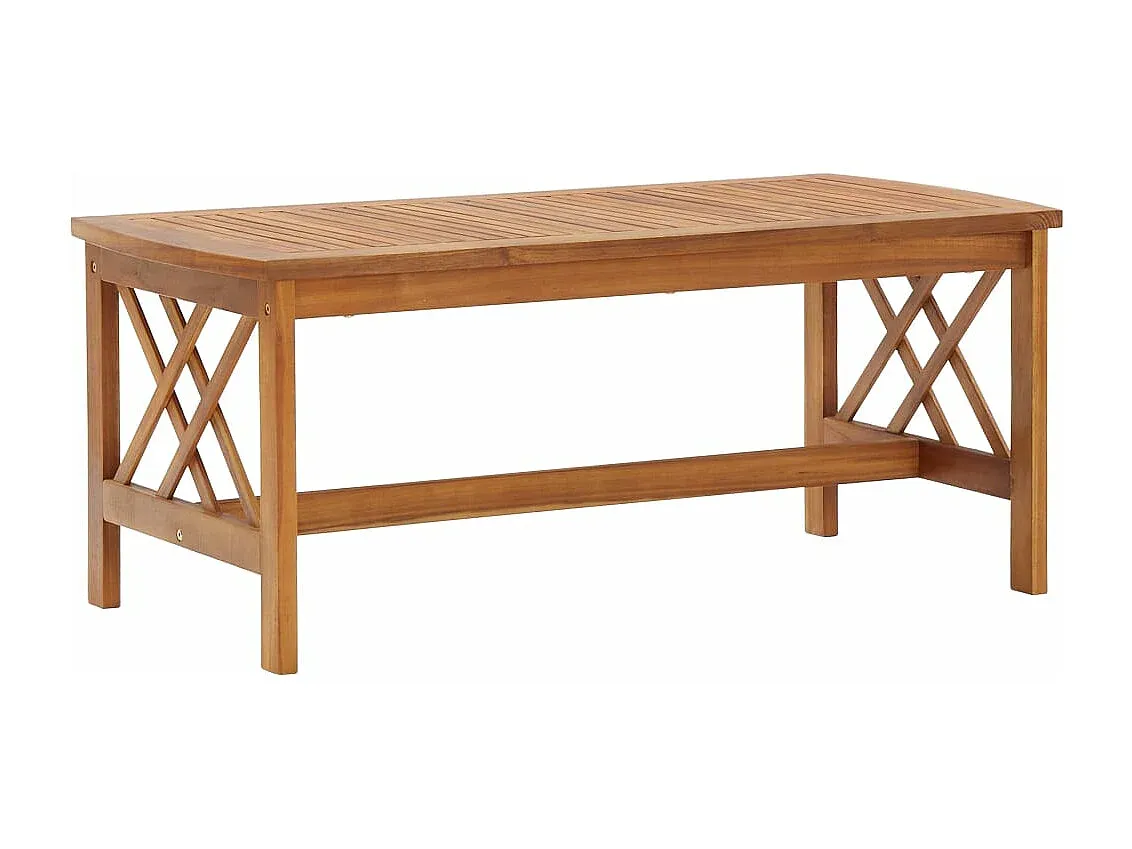 2-teiliges Gartenmöbel-Set aus Akazienholz