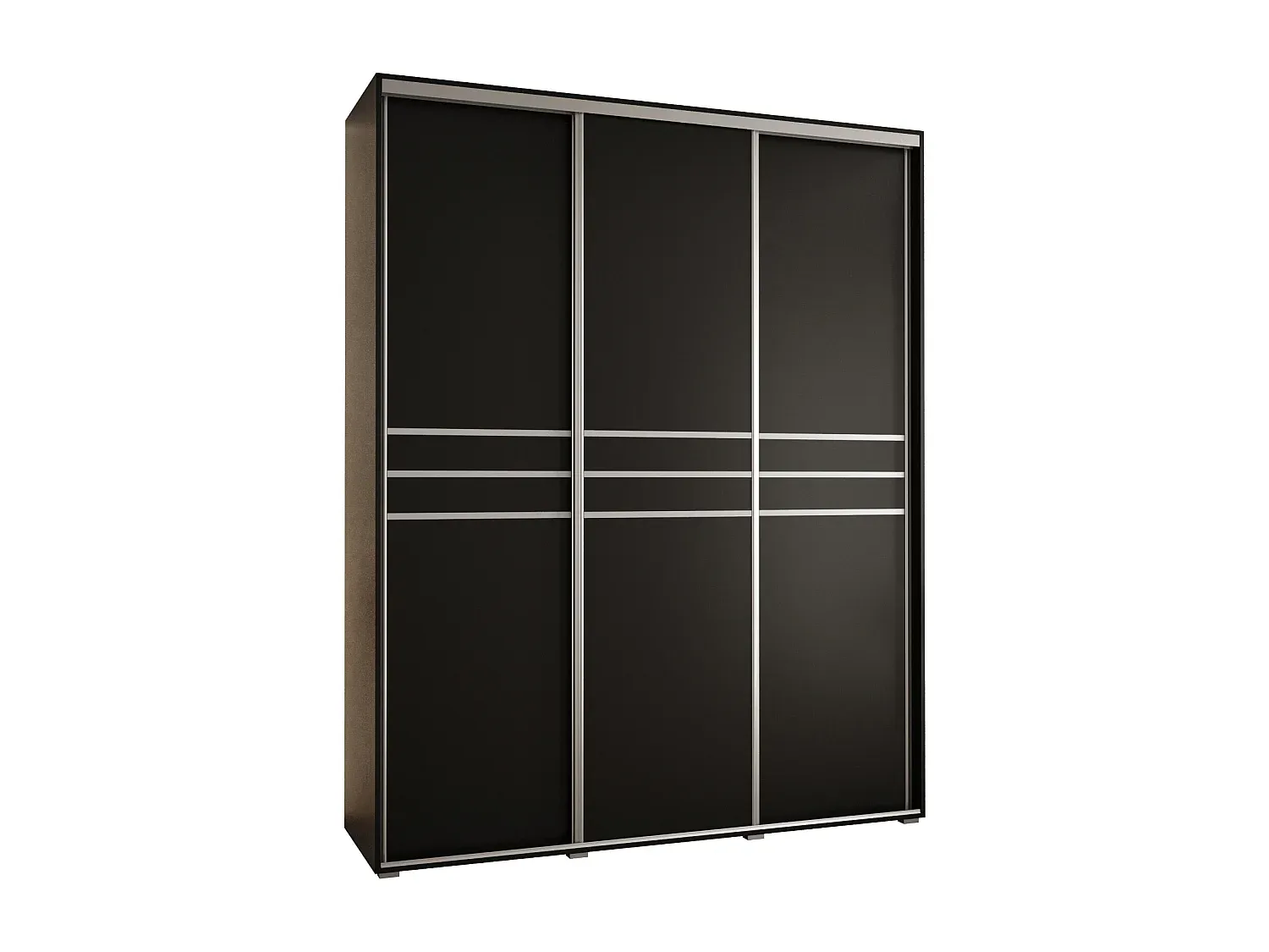 Moderner Kleiderschrank mit Schiebetüren, 3-türig