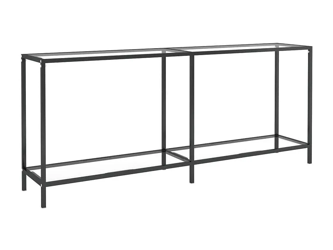 Moderner Glaskonsolentisch 180x35x75,5 cm