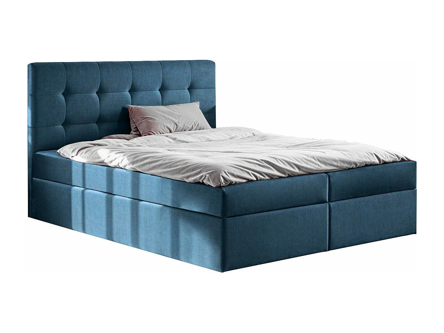 Komfortables Boxspringbett mit Stauraum und Matratze, 180x200 cm