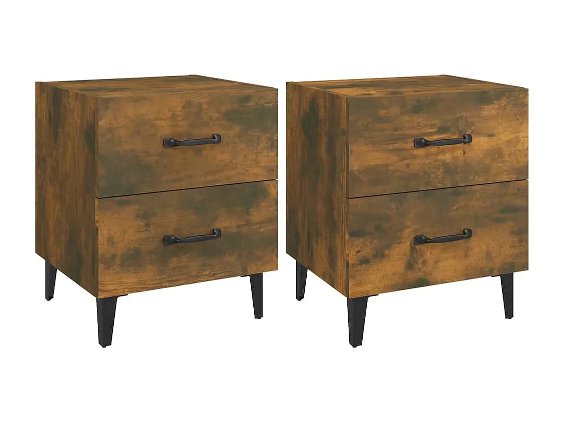 Moderner Nachttisch in Eichenoptik