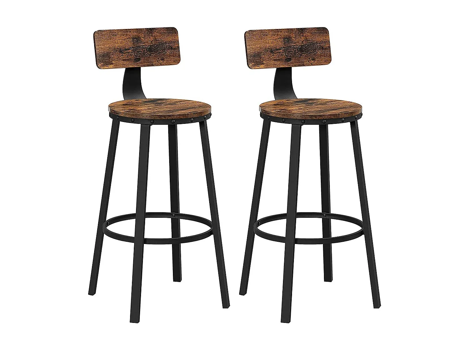 Elegante Barstühle im 2er-Set