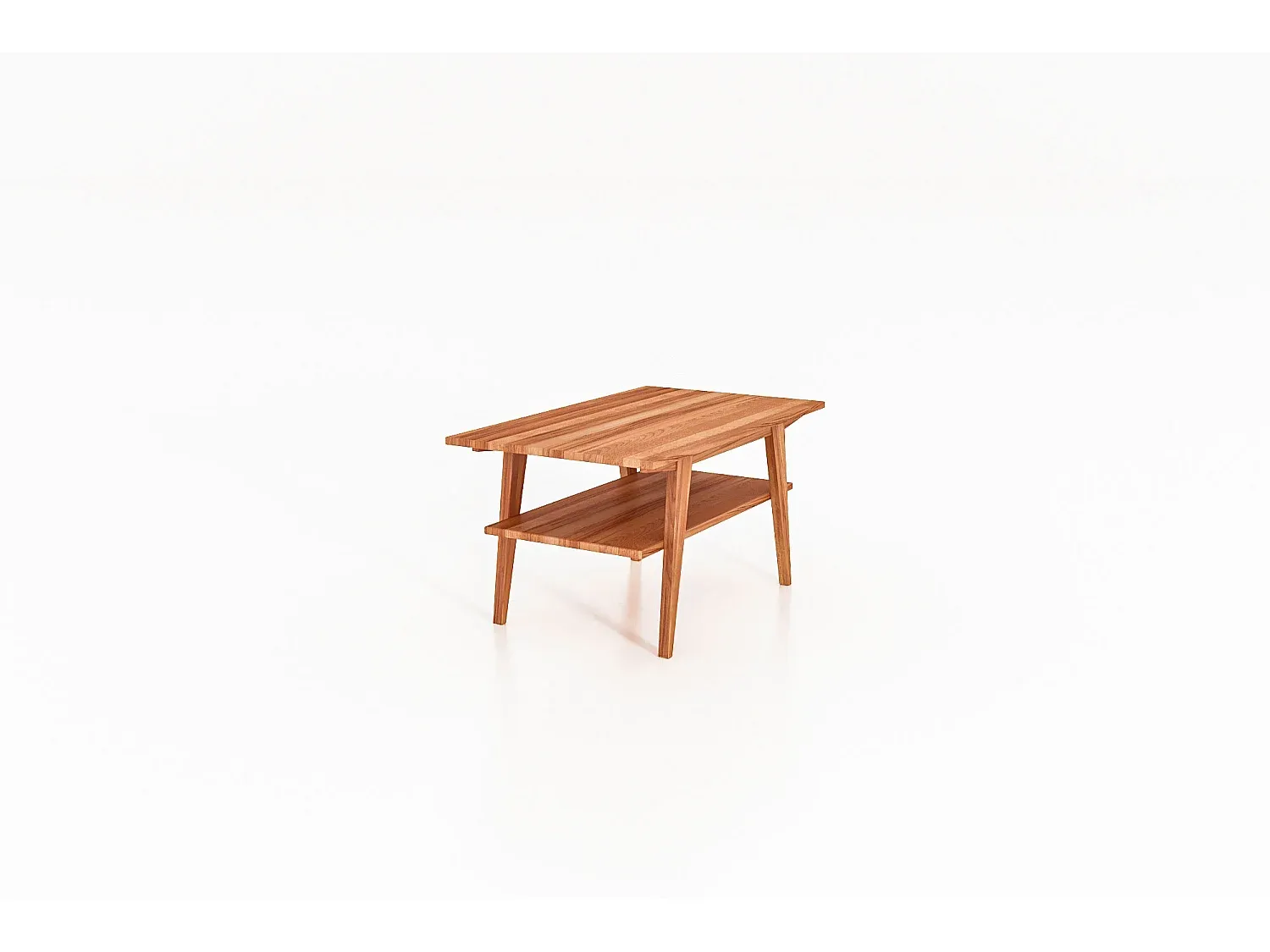 Moderner Couchtisch aus Kernbuche, naturgeölt 60x110 cm