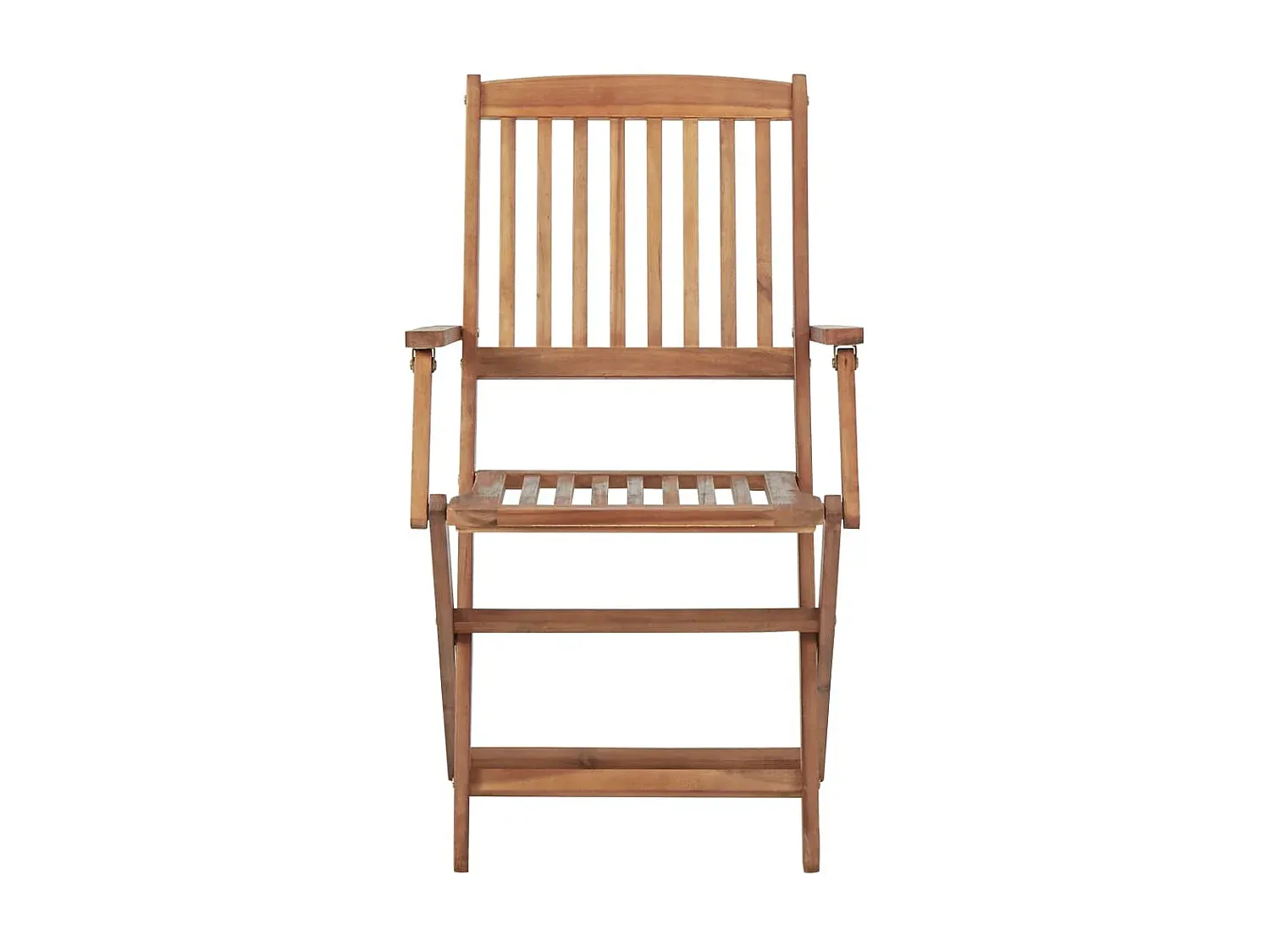 Zwei Klappstühle für den Garten aus Akazienholz