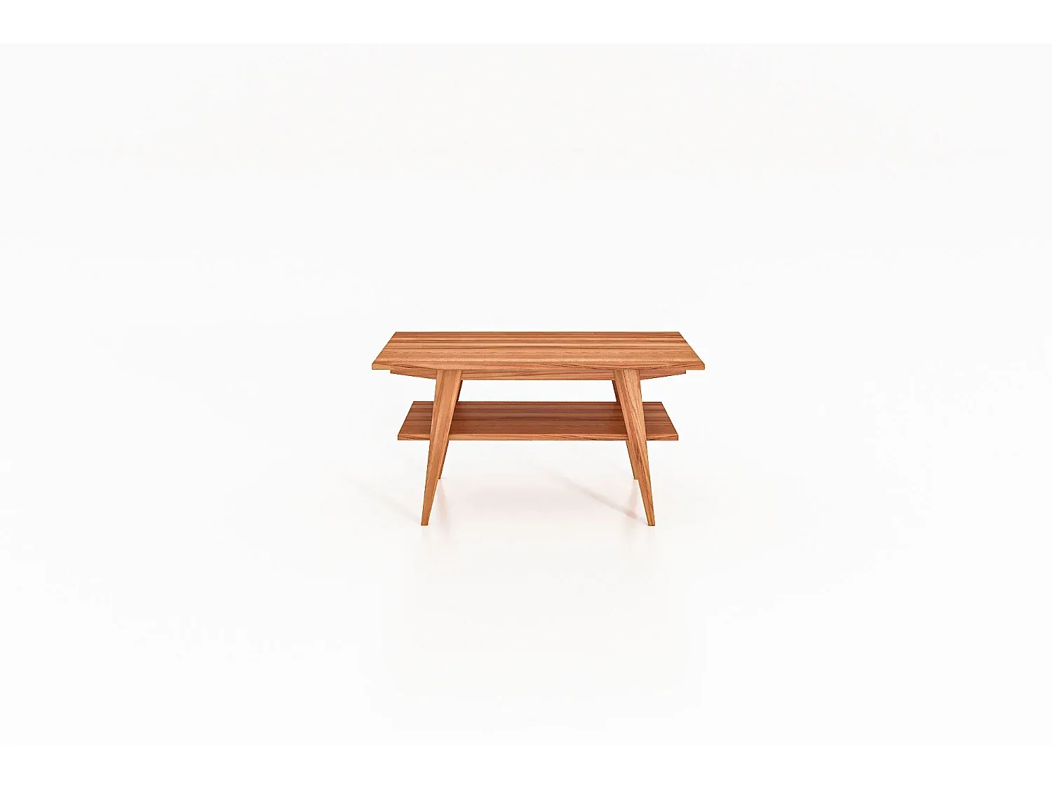 Moderner Couchtisch aus Kernbuche, naturgeölt 60x110 cm