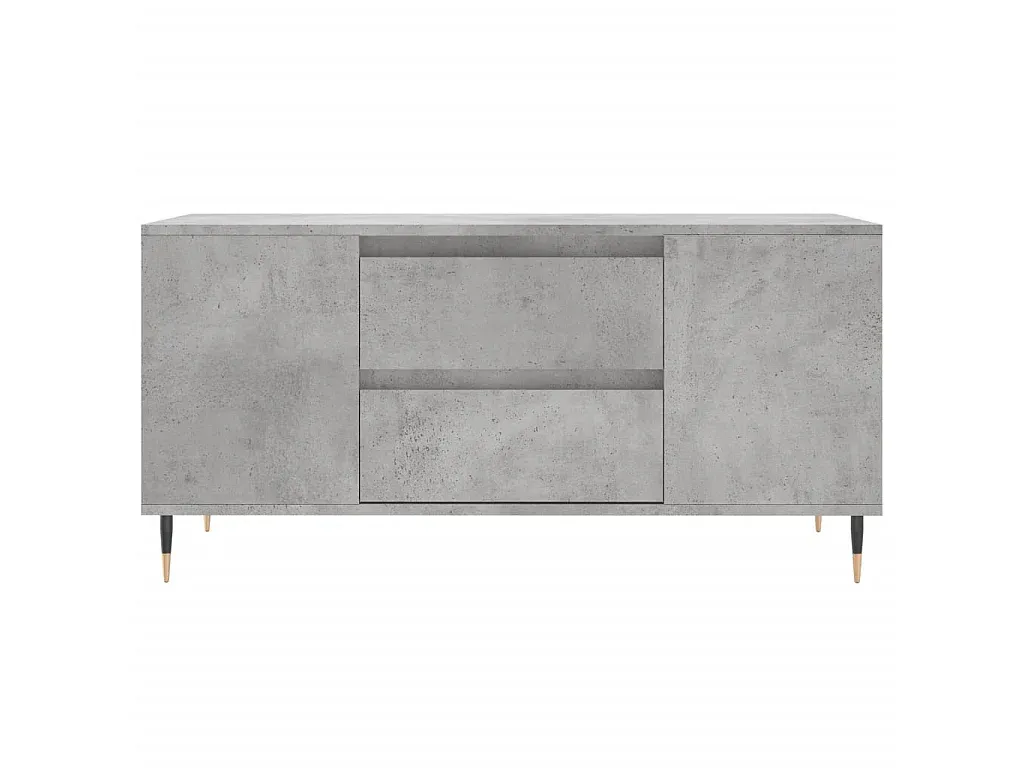 Moderner Couchtisch in Betongrau, 102x44,5x50 cm