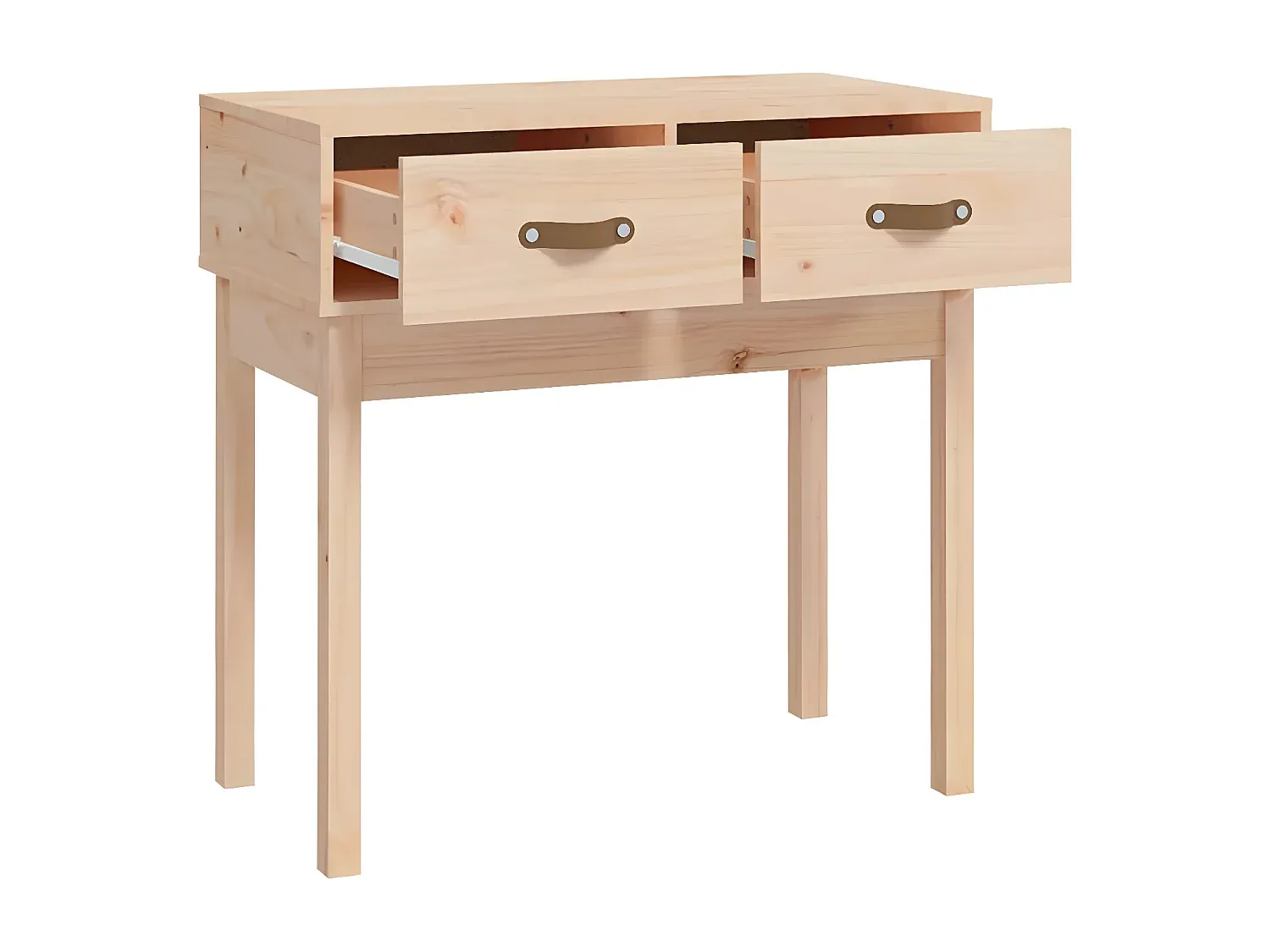 Massivholz Konsolentisch für Flur in Kiefernholz