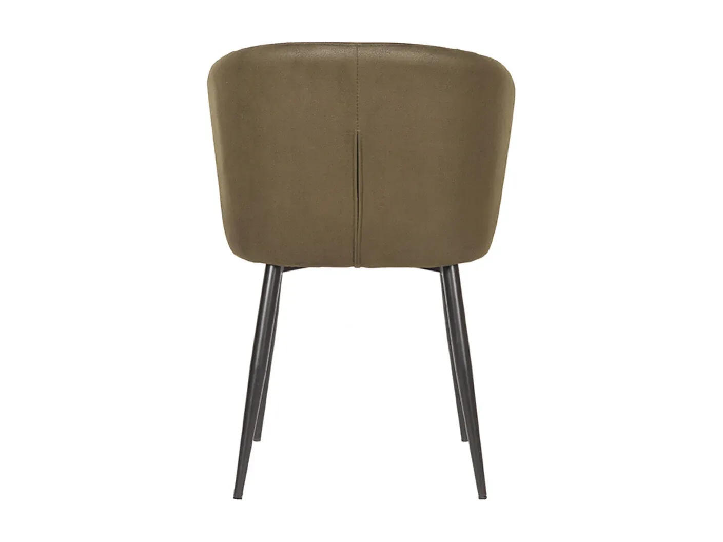 Moderner Esszimmerstuhl aus Mikrofaser im 2er-Set