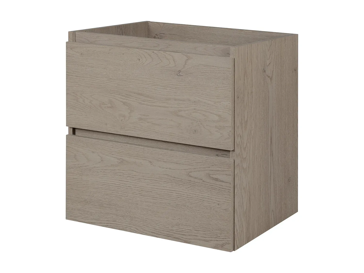 Modernes Badezimmermöbelset in Dunkle Eiche, 60 cm