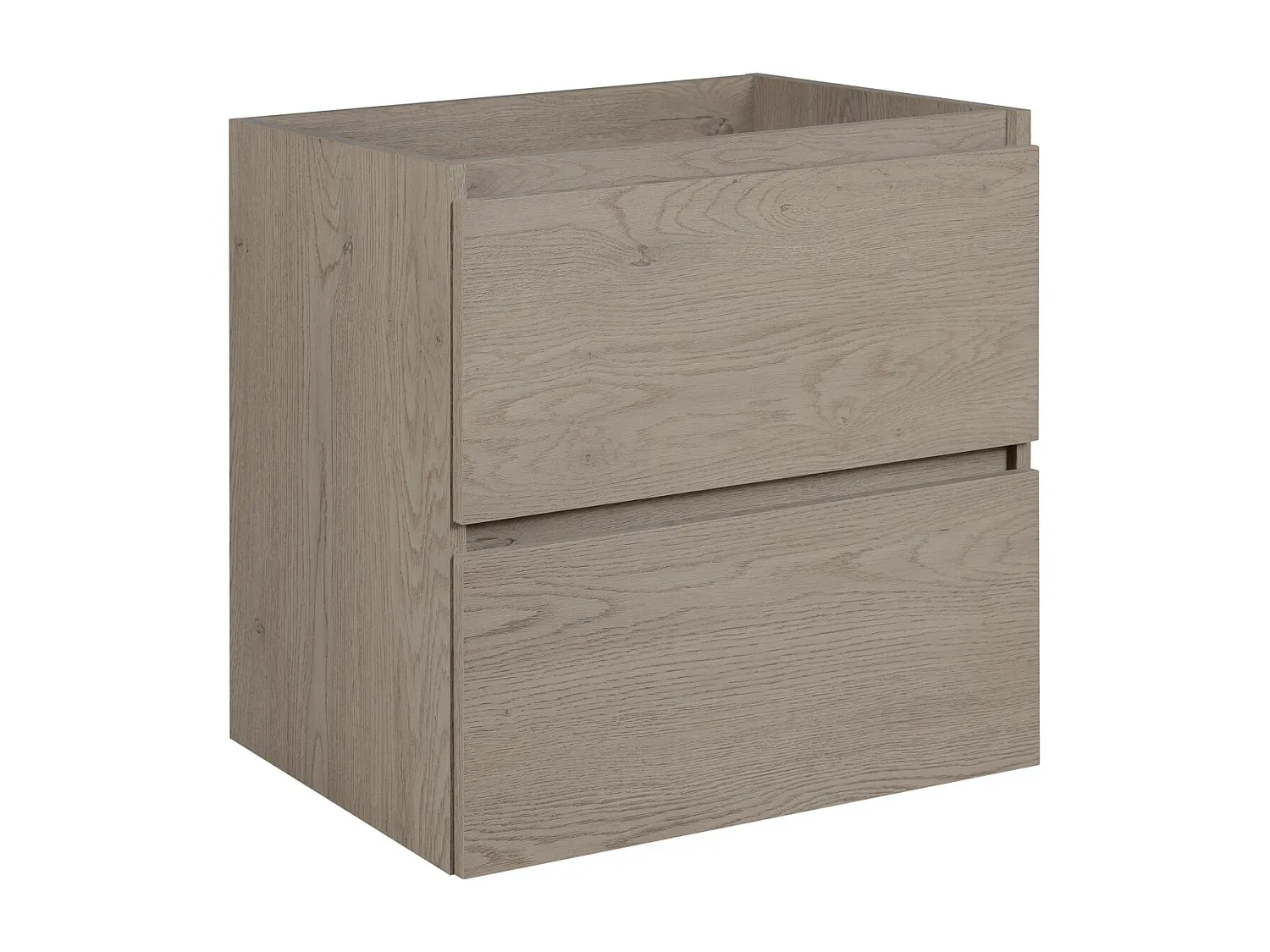 Modernes Badezimmermöbelset in Dunkle Eiche, 60 cm